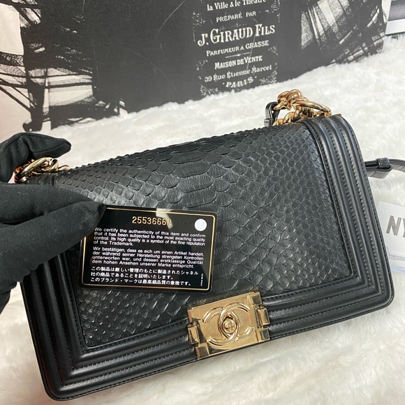 CHANEL
Medium Python Boy Bag - Picture 12 of 12